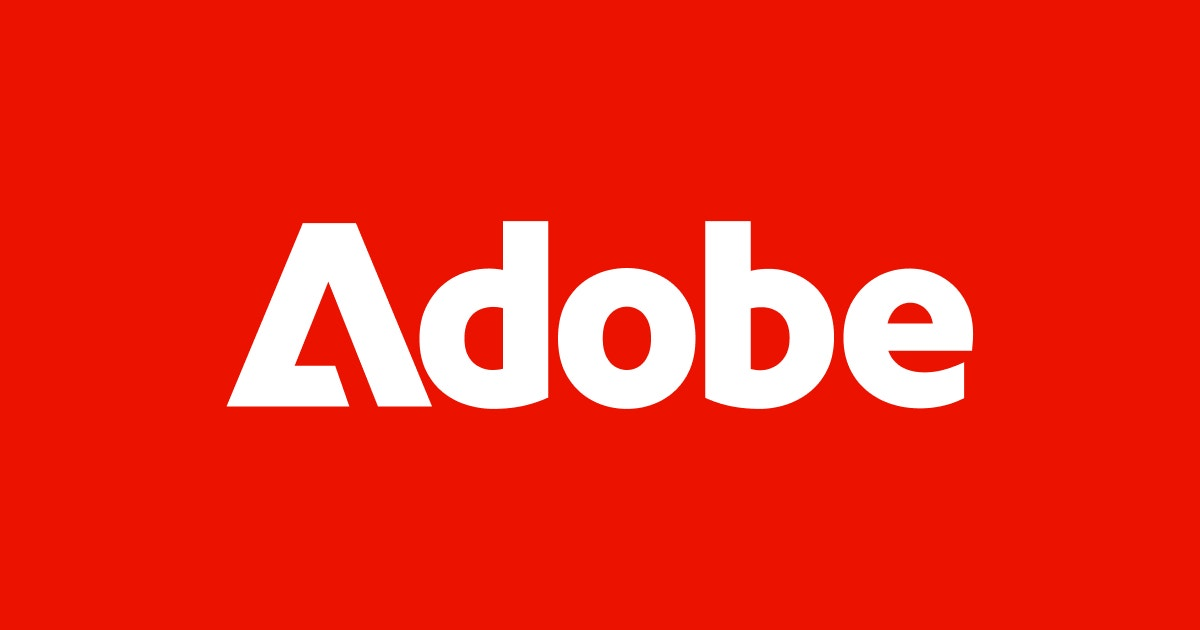 The white Adobe wordmark on a red background, the preview image of Adobe's security bulletin APSB26-73.